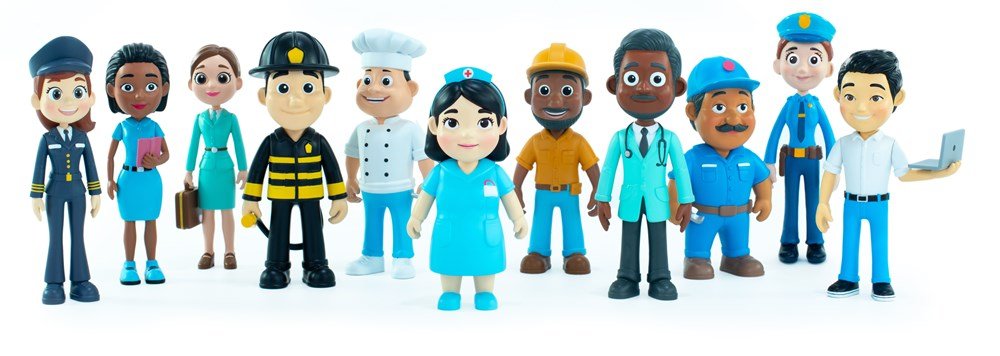 Miniland Occupations Figures Set (11 figures) - ABC School Supplies