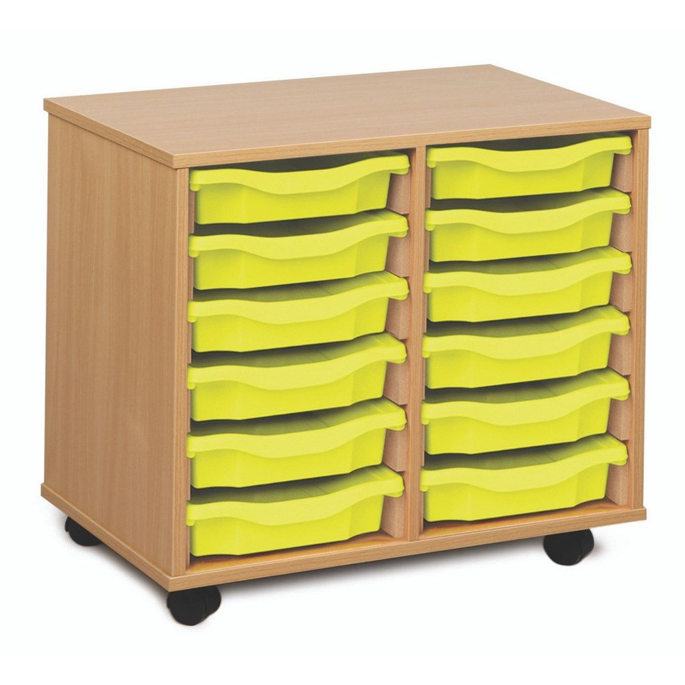 Monarch 12 Shallow Tray Unit Clear - ABC School Supplies
