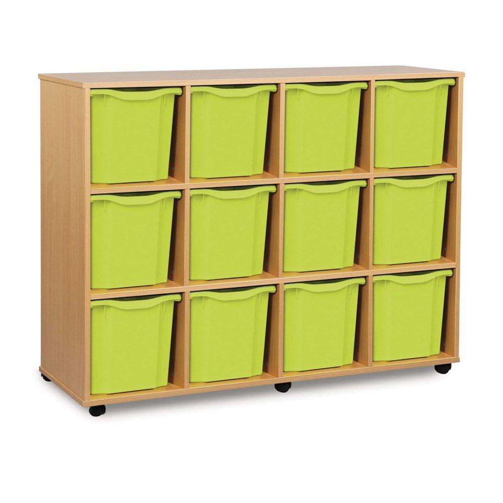 Monarch 12 Tray Quad Tray Storage Unit - ABC School Supplies