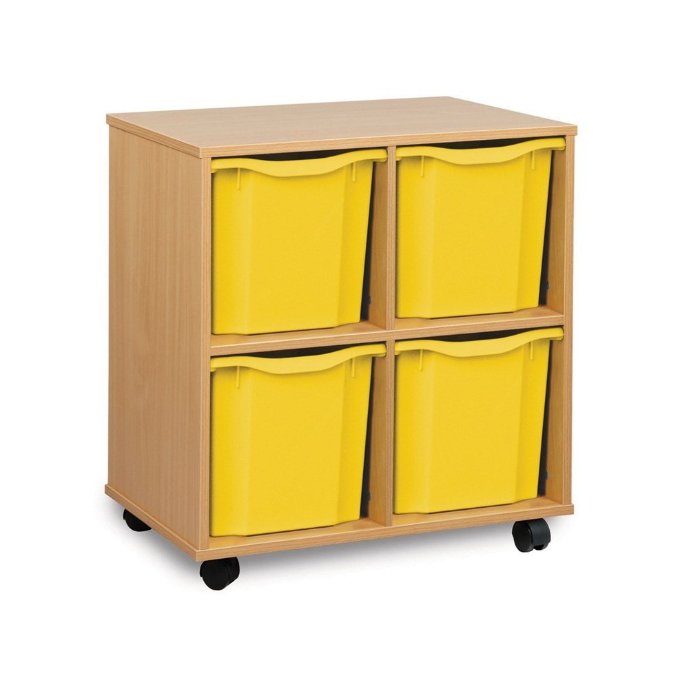 Monarch 4 Tray Quad Tray Storage Unit - ABC School Supplies
