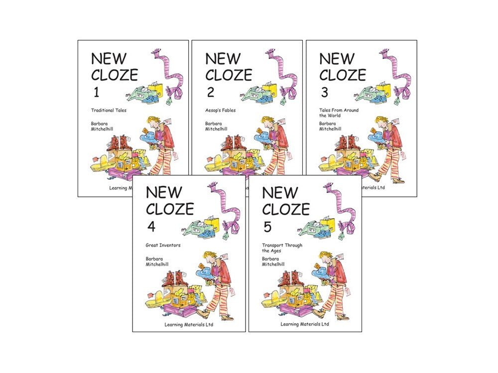 New Cloze: Set (Books 1 to 5) - ABC School Supplies