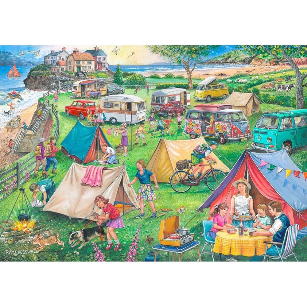 No.10 - Camping - 1000 Piece Jigsaw Puzzle - ABC School Supplies