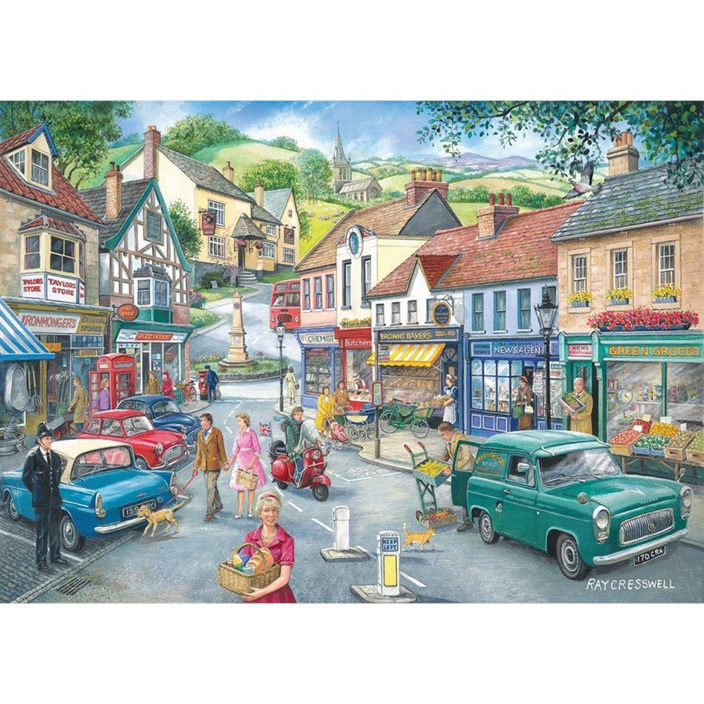 No.23 - At The Shops - 1000 Piece Jigsaw Puzzle - ABC School Supplies