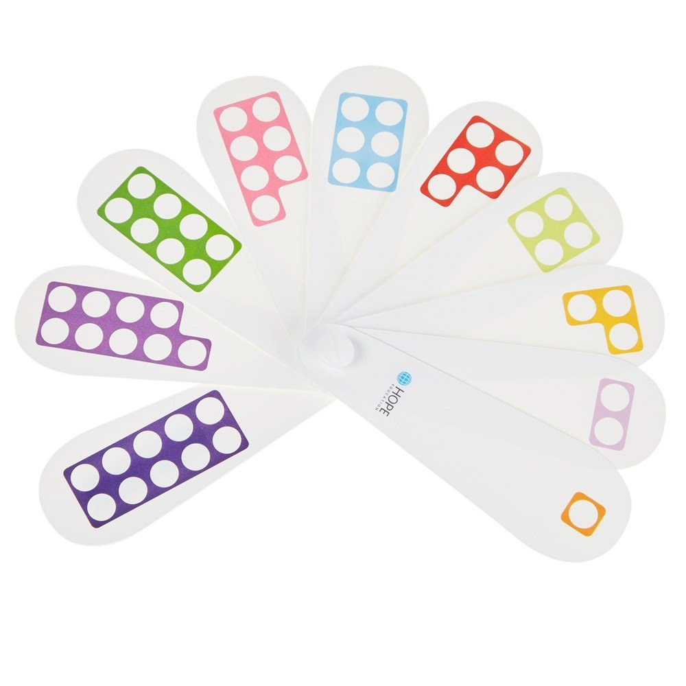 Number Frames Fans Pack Of 5 - ABC School Supplies