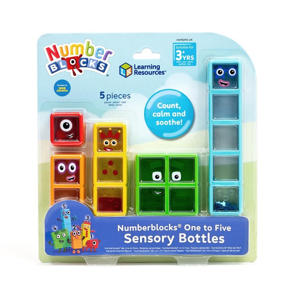 Numberblocks 15 Sensory Tubes - ABC School Supplies