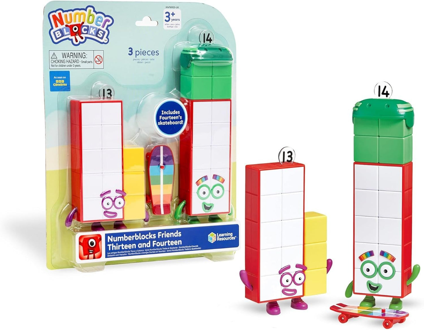 Numberblocks™ Thirteen and Fourteen Figure Pack - ABC School Supplies
