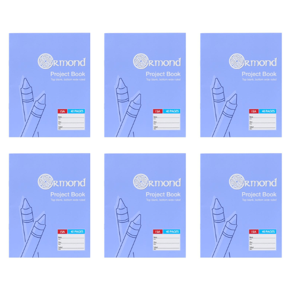 Ormond No. 15A 40 Page Project Book - Pack Of 320 - ABC School Supplies