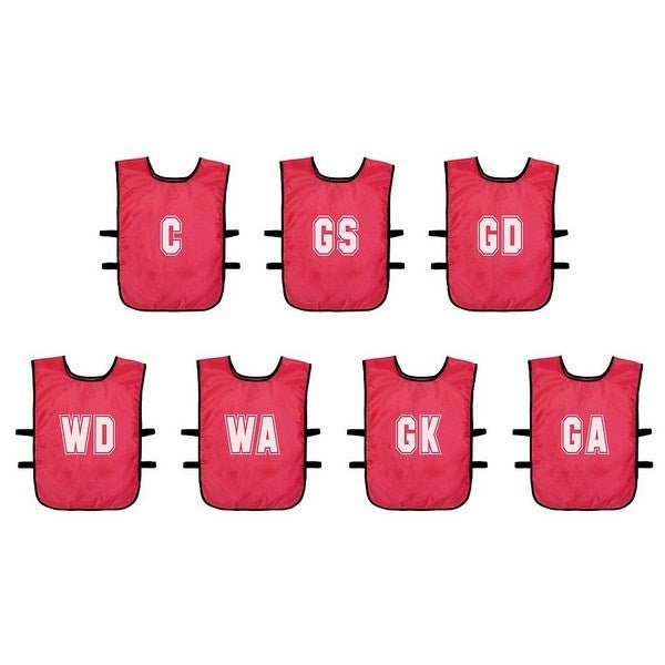 (Pack of 7) Mesh Netball Training Bibs (Infants, Kids) - ABC School Supplies