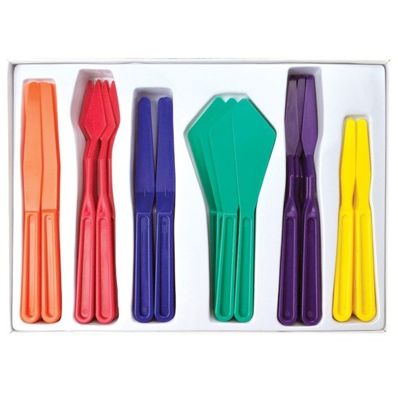 Plastic Palette Knife Set Pack Of Thirty Six - ABC School Supplies