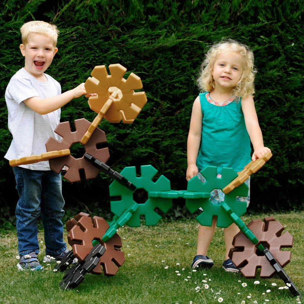 Polydron Giant Octoplay Natural Colours Set 1 - ABC School Supplies