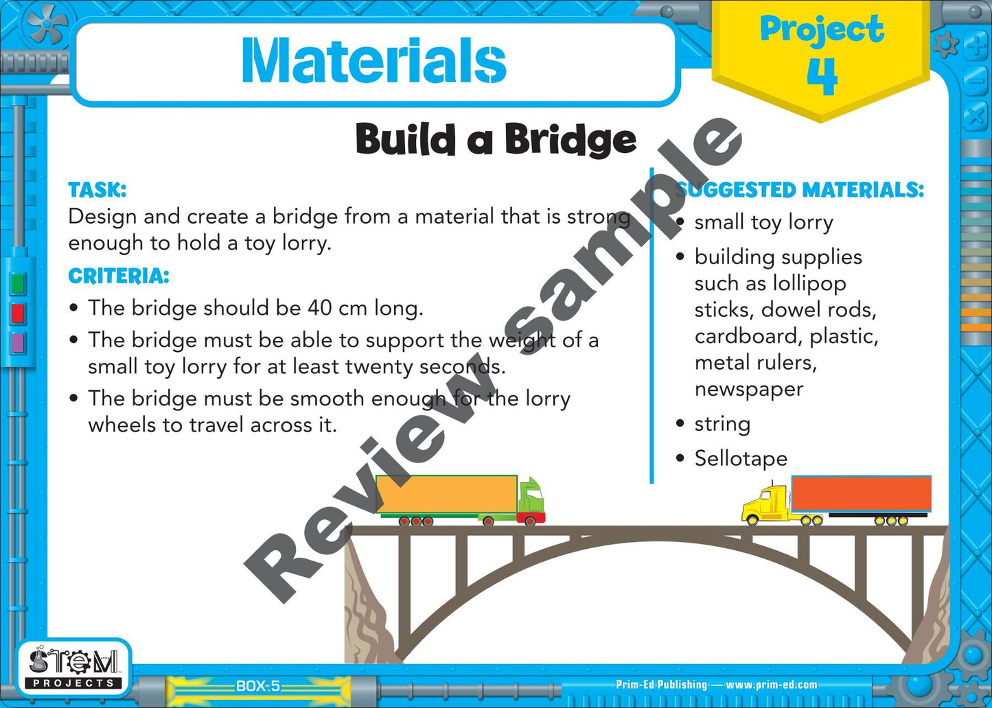 Stem Projects: 5th Class