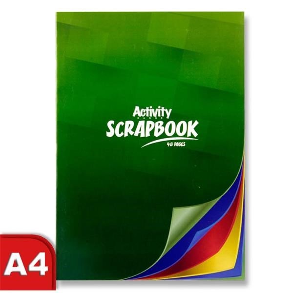 Premier A4 48 Page Coloured Scrap Book - ABC School Supplies