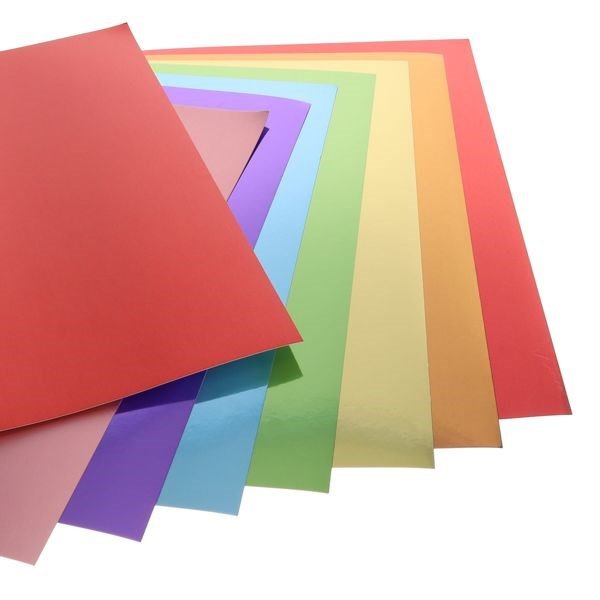 Premier A4 Foil Card 16 Sheets - Shades Of The Rainbow - ABC School Supplies