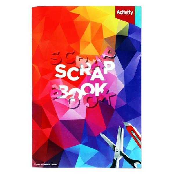 Premier Activity 80Pg 360X240mm Scrapbook - ABC School Supplies