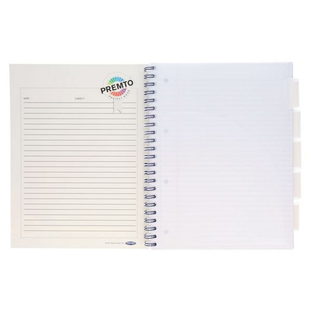 Premto A4 250Pg Pp 5 Subject Project Book - ABC School Supplies