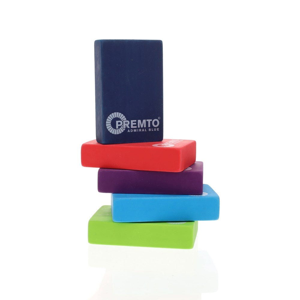 Premto Large Rectangular Eraser Value Pack of 30 - ABC School Supplies