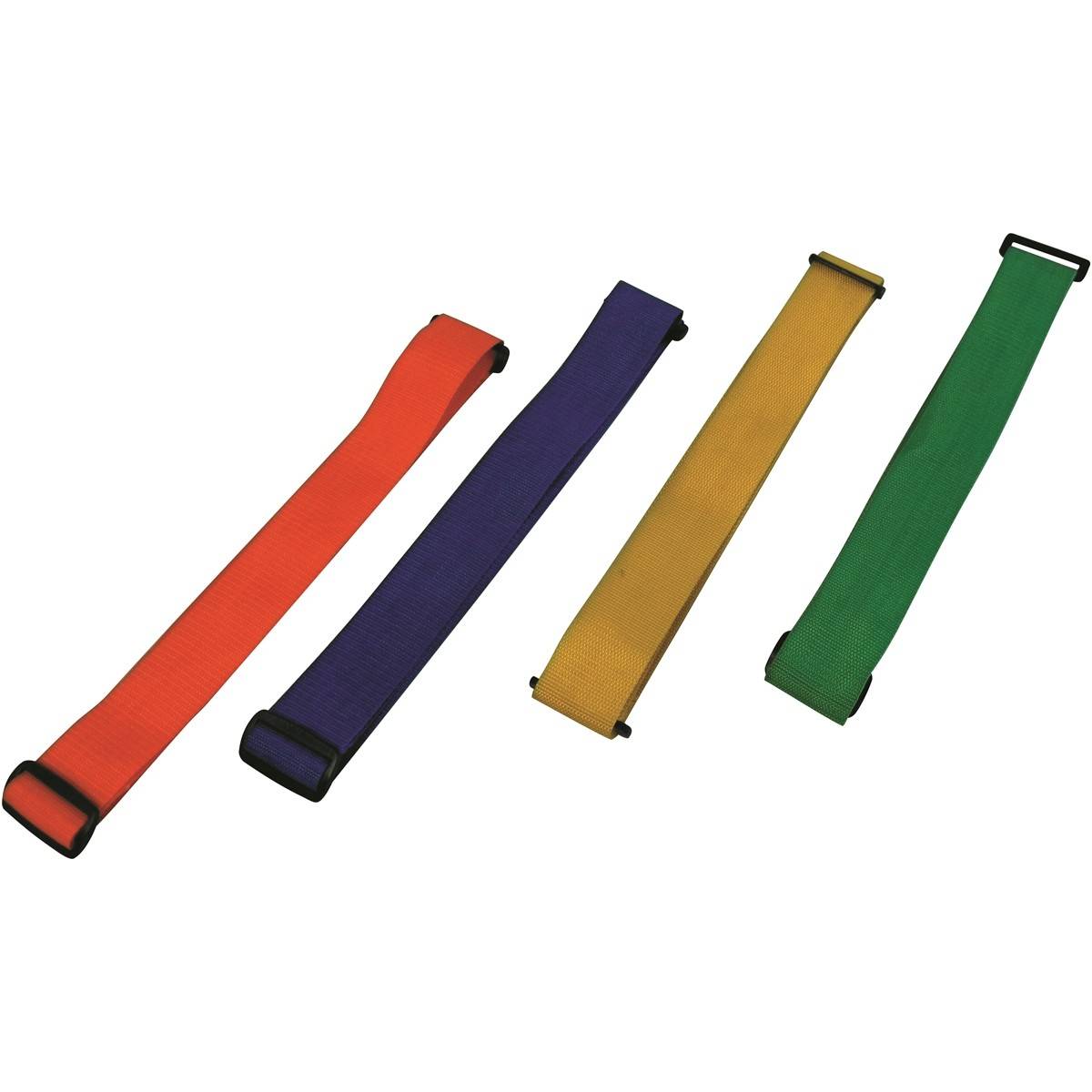 Set of 6 Adjustable Belts - Blue