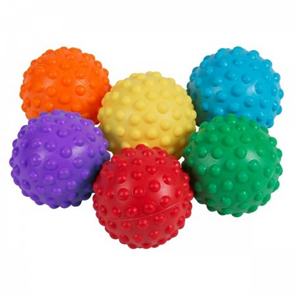 Set of 6 Slomo Bump Balls 10cm