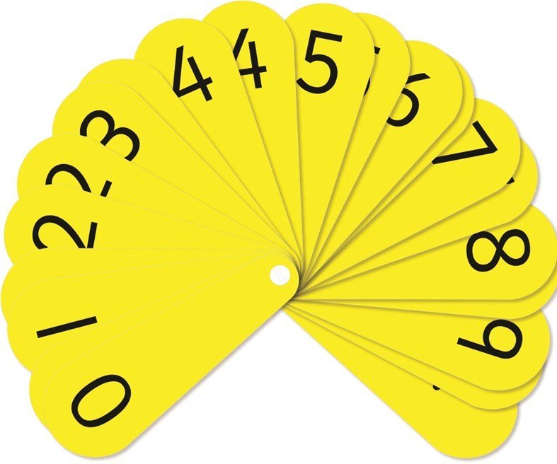 Pupil Number Fans - Pack Of 30 - ABC School Supplies