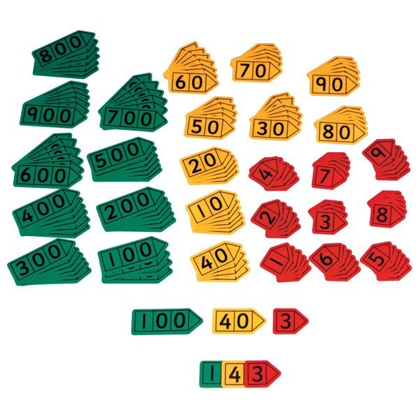 Pupil Place Value Arrows Pack Of 6 - ABC School Supplies