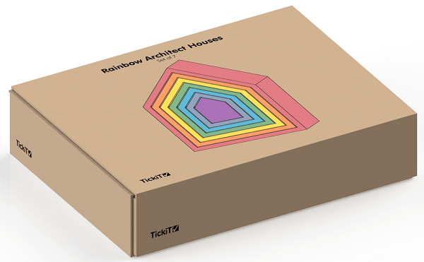 Rainbow Architect Houses - ABC School Supplies