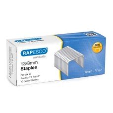 RAPESCO Galvanised Staples 13/6mm - Box of 5000 - ABC School Supplies