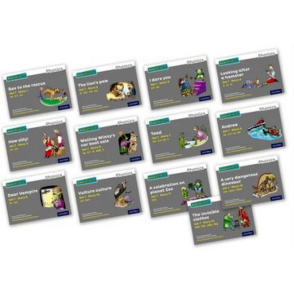 Read Write Inc. Phonics: Grey Set 7 Core Storybooks (Mixed Pack Of 13) - ABC School Supplies
