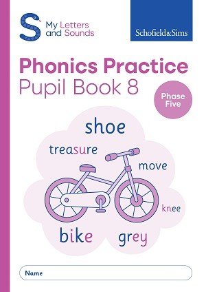 **Schofield & Sims My Letters and Sounds Phonics Practice Book 8 - Phase 5 - ABC School Supplies