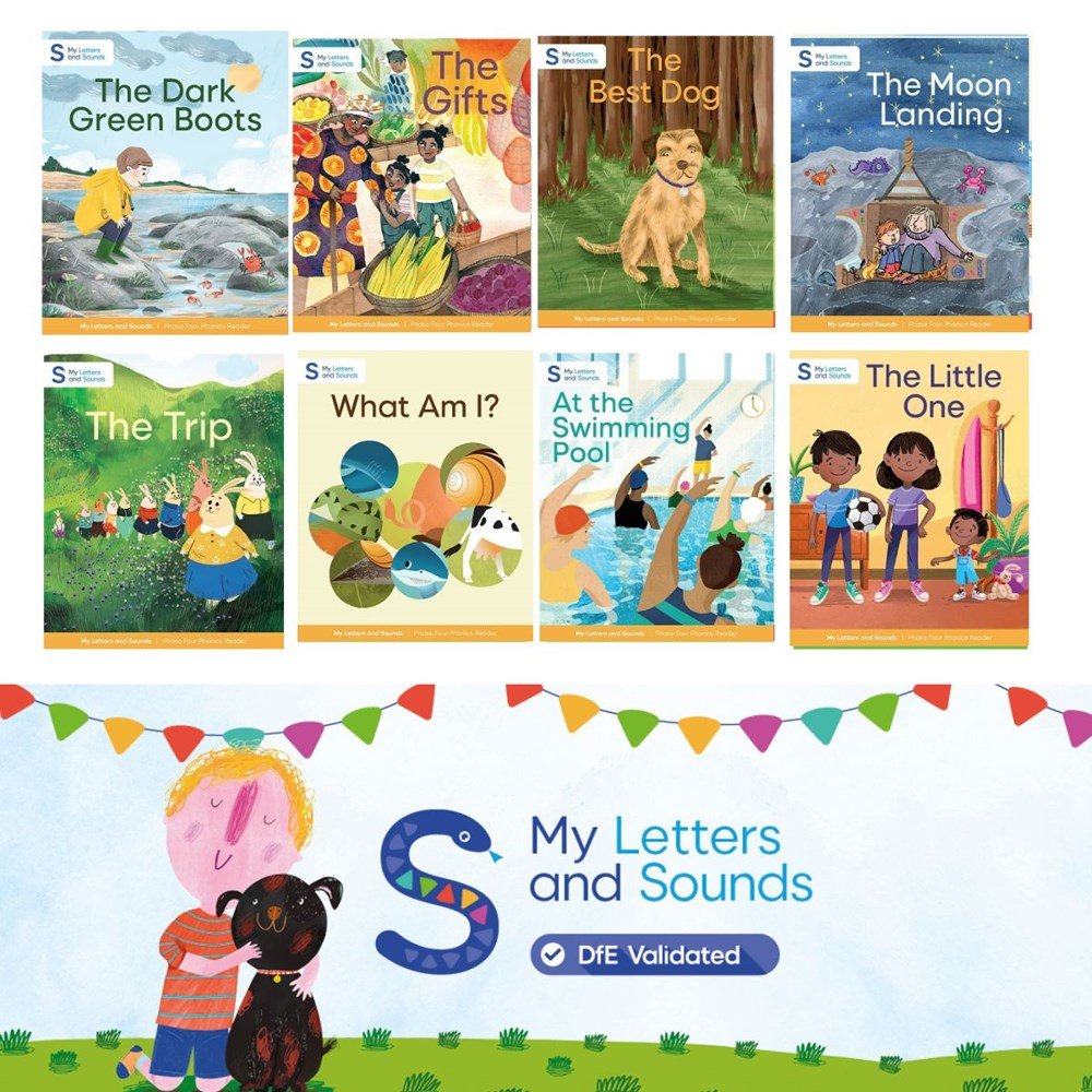 **Schofield & Sims My Letters & Sounds Phase 4 (Yellow) Pack of 20 Books - ABC School Supplies