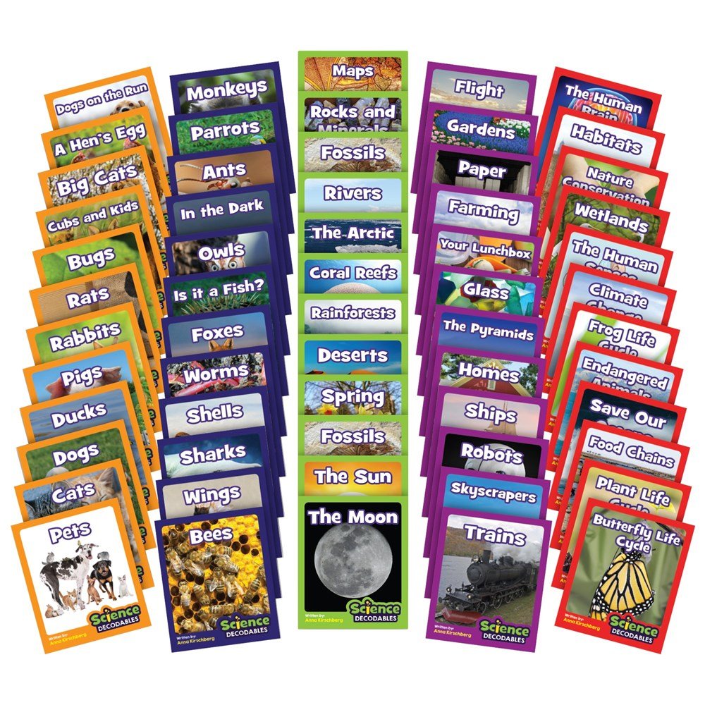 Science Decodables Non - Fiction Boxed Set Bundle *FREE TEACHER GUIDE* - ABC School Supplies