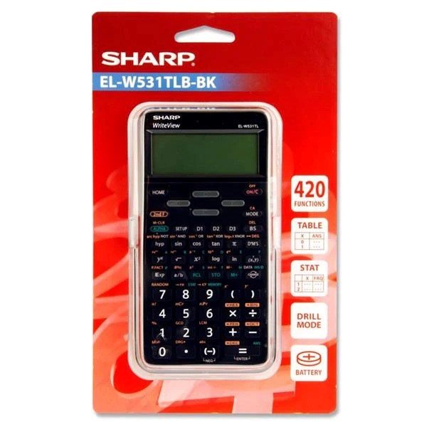 Sharp EL-W531B Write View Scientific Calculator - ABC School Supplies
