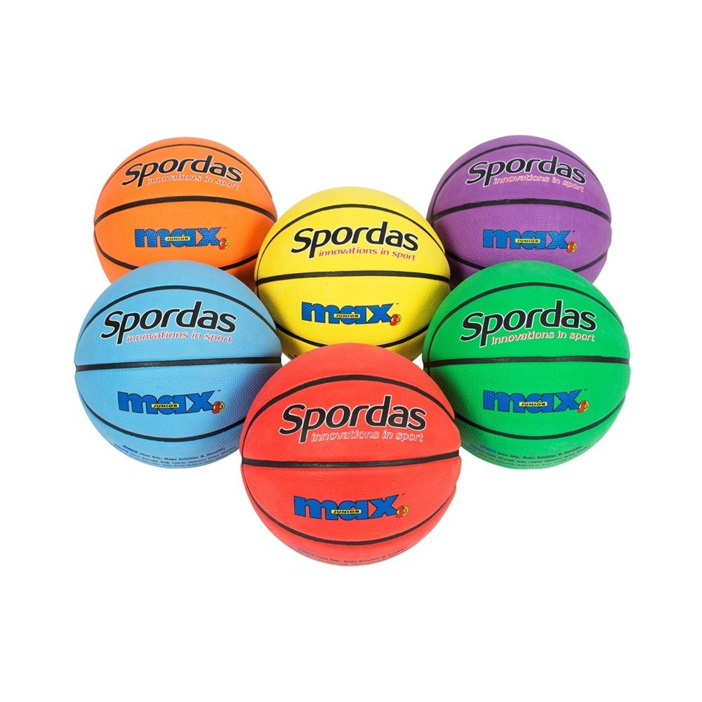 **Spordas Max Basketball Colored Size 5, Set Of 6 - ABC School Supplies