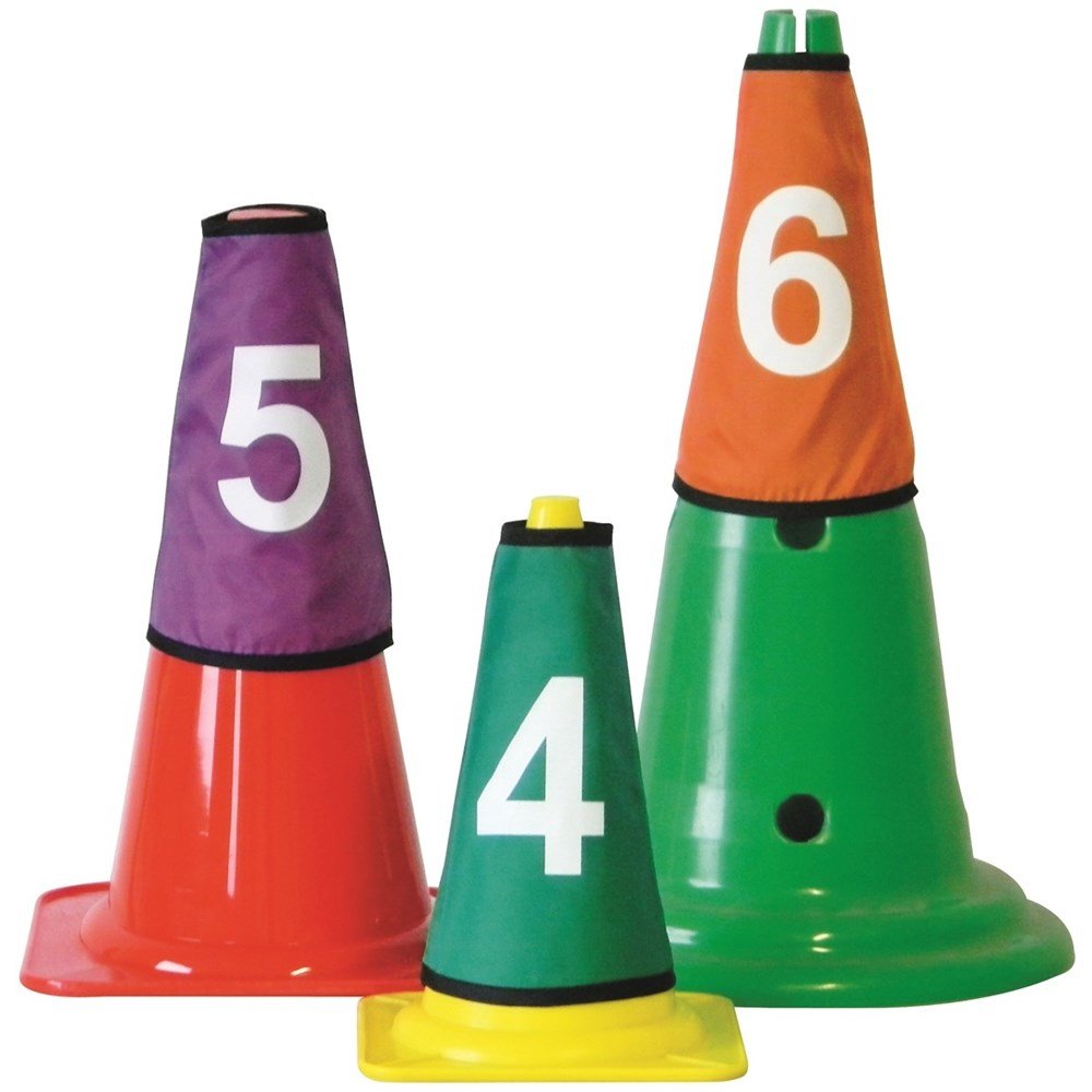 Spordas Set Of 10 Cone Covers - ABC School Supplies
