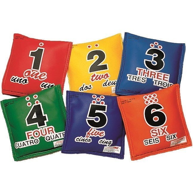 Spordas Utility Sequencing Beanbags Set Of 6 Colours - ABC School Supplies