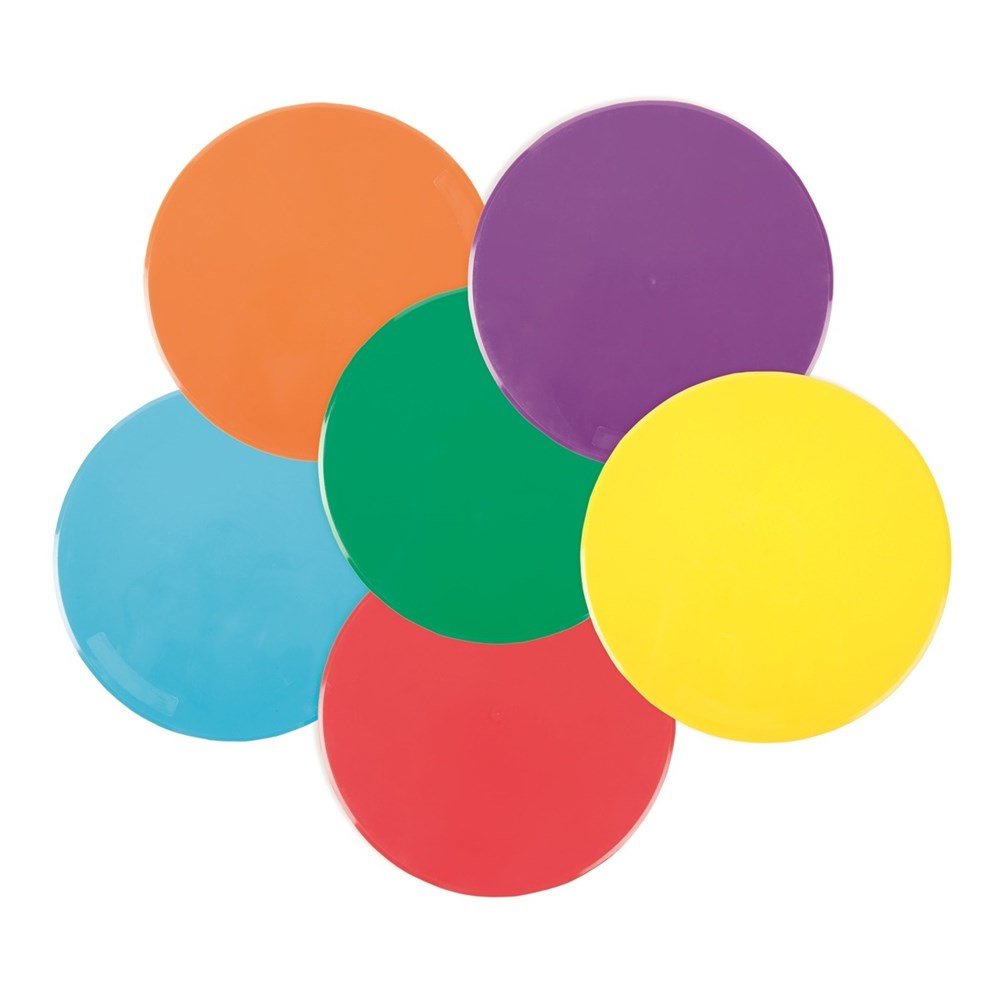 Spordas Utility Sequencing Spot Markers Set Of 6 Colors - ABC School Supplies