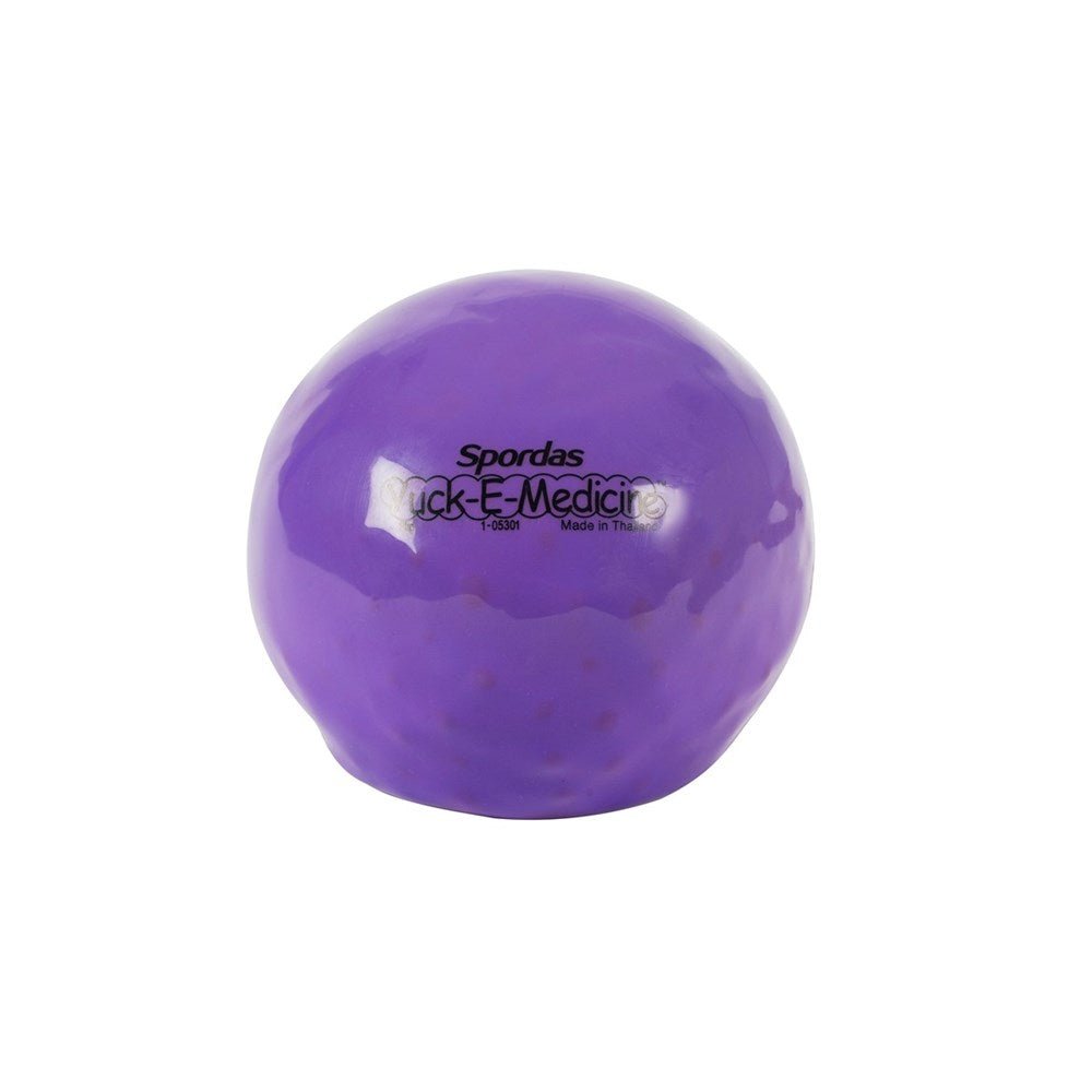 Spordas Yuck-E Medicine Ball 3Kg, Violet, 20Cm - ABC School Supplies