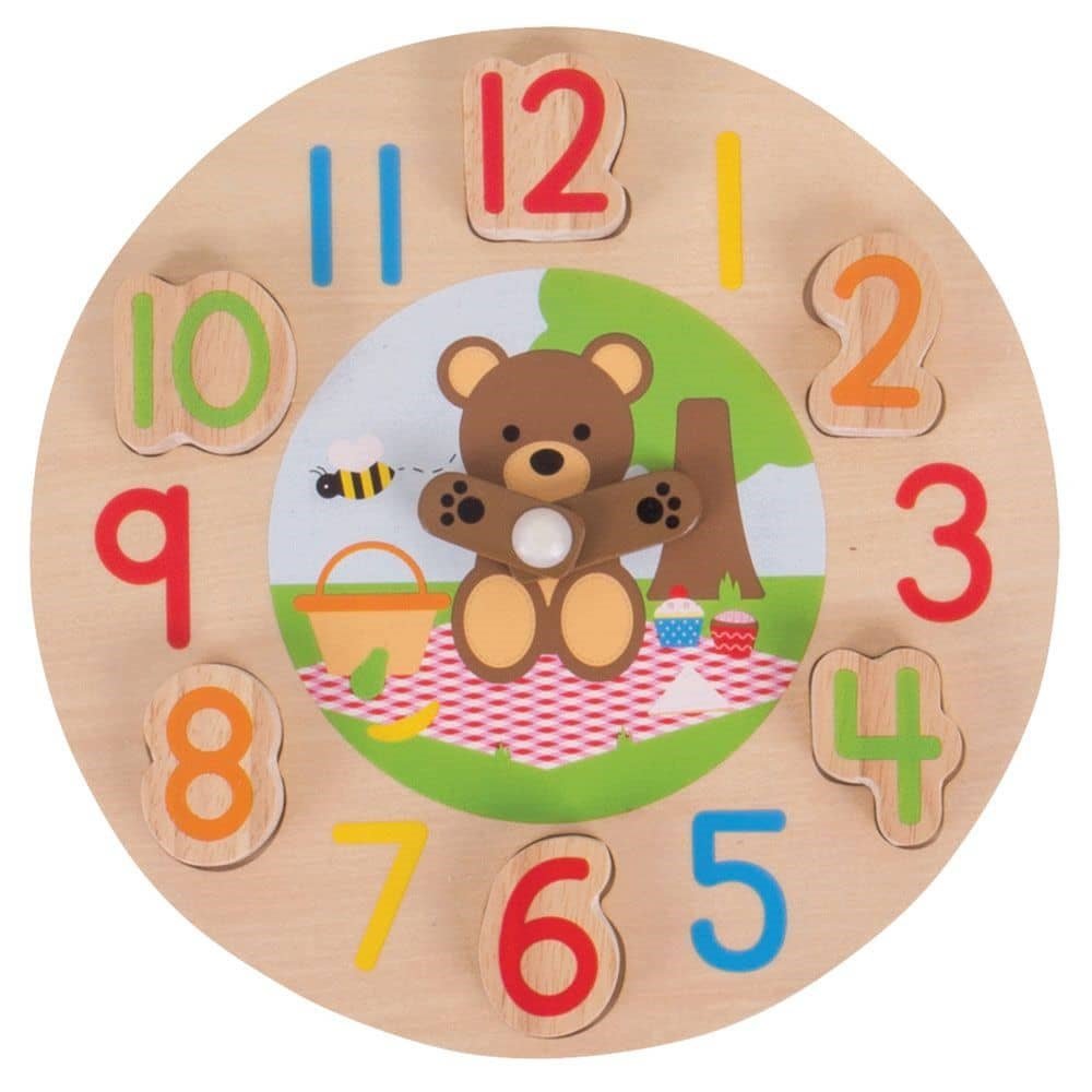 Teddy Bear Clock - ABC School Supplies