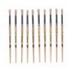 Texture Paint Brushes - Hog Hair No 12 (Pack of 10) - ABC School Supplies