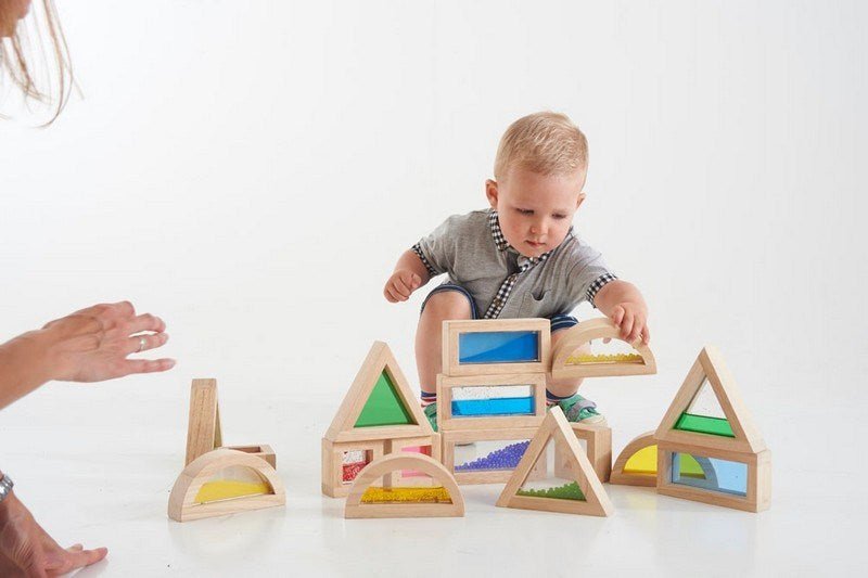 Tickit Large Sensory Blocks Pack Of 16 - ABC School Supplies