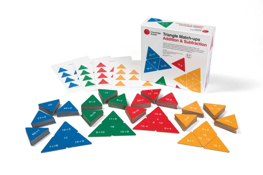 **Triangle Match - Ups Add And Sub - ABC School Supplies