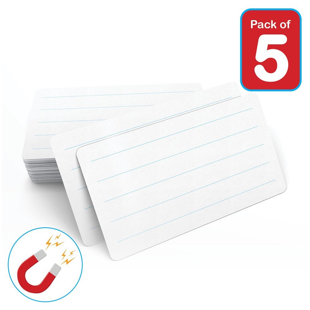 UFLI Magnetic Dry Erase Boards - 5 Student Pack - ABC School Supplies