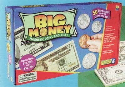 **Us Big Money Magnetic Play Coins & Bills