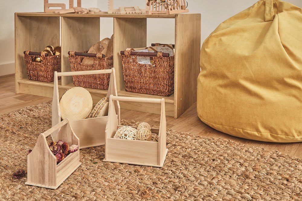 Wooden Bottle Holders - Pack of 3 - ABC School Supplies