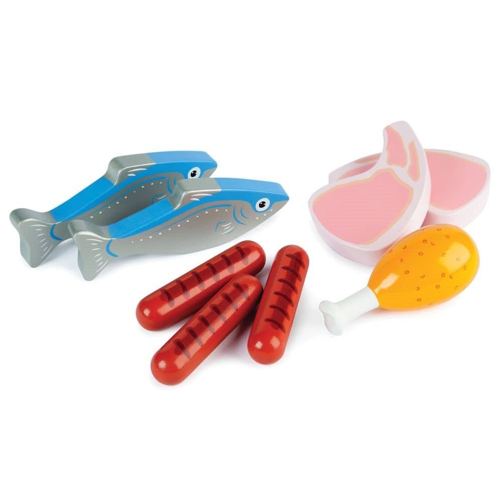 Wooden Meat And Fish - ABC School Supplies