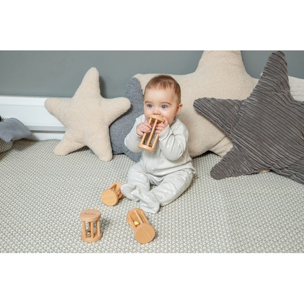 Wooden Rattle Pack Of 4 - ABC School Supplies