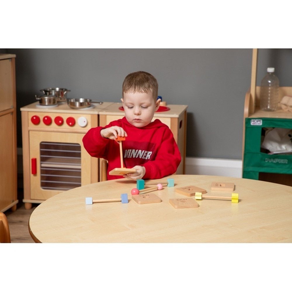 Wooden Shape Keys From Hope - ABC School Supplies