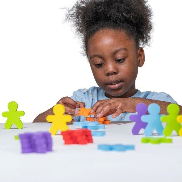 Wooden Sorting People - ABC School Supplies