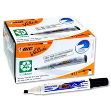 Bic Velleda Whiteboard Marker Pack of 12 - Black