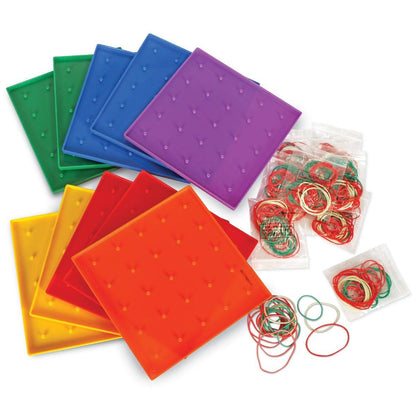 *5 X 5 Pin Geoboards (Set of 10)