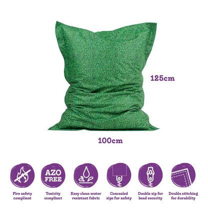 Eden Learning Nature Grass Print Floor Cushion